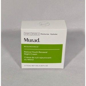 MURAD - RETINOL YOUTH RENEWAL NIGHT CREAM - DELUXE SAMPLE .25oz - NEW IN BOX